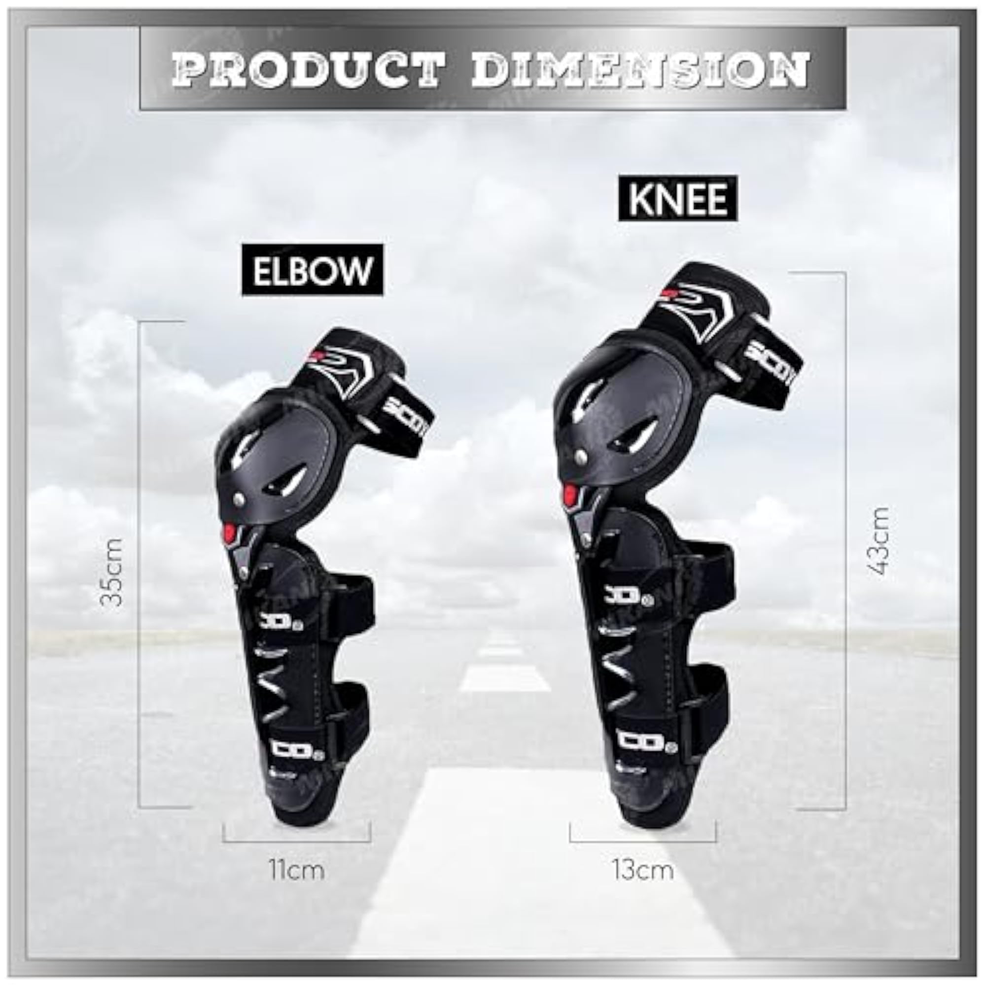 Bike Knee & Elbow Guards Protective Gear
